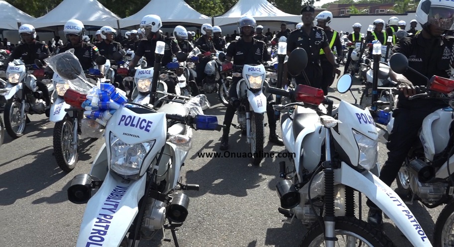 ECG donates 300 motorbikes to Police Service