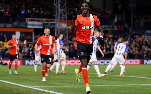 Adebayo hat-trick lifts Luton out of relegation zone.