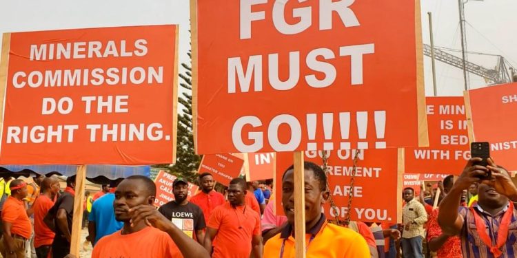 FGR Bogoso-Prestea Mine workers want Minerals Commission to revoke company’s license