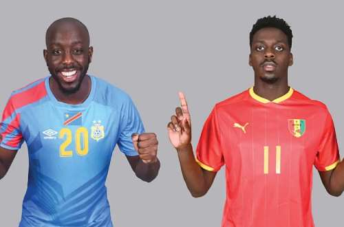 Guinea and DR Congo battle for semi-final spot .