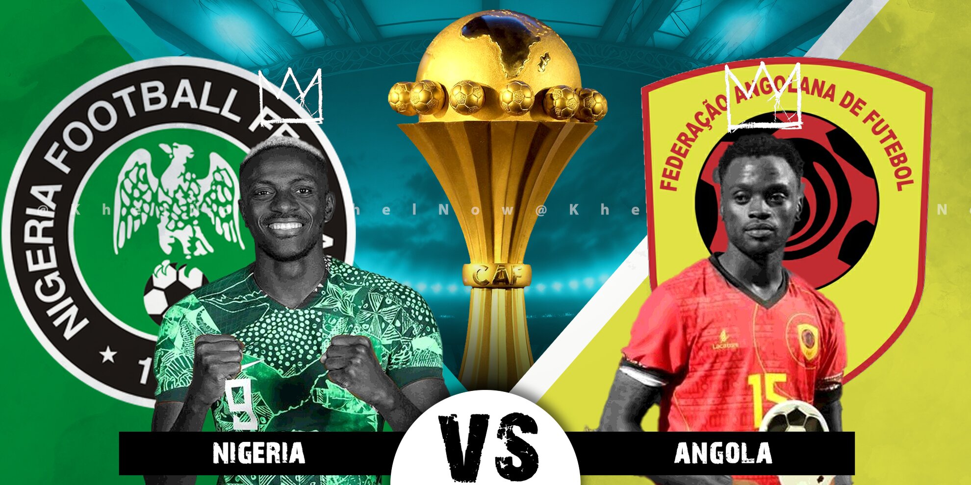 Nigeria face tough Angola test in TotalEnergies CAF AFCON quarter-final clash.