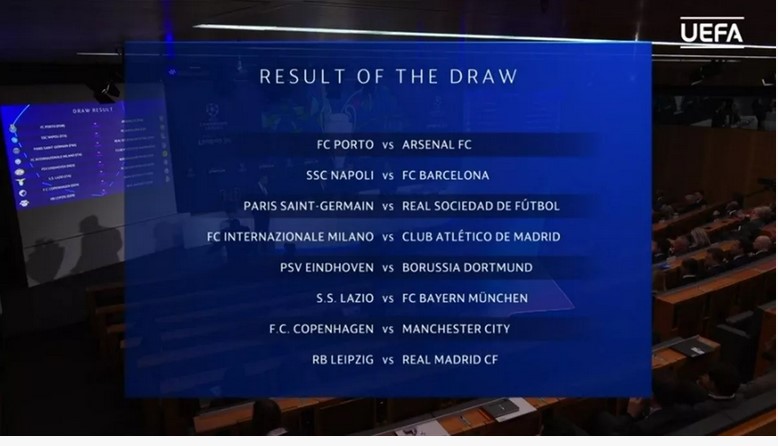 UEFA Champions League last-16 draw – plus Europa League and Conference League ties