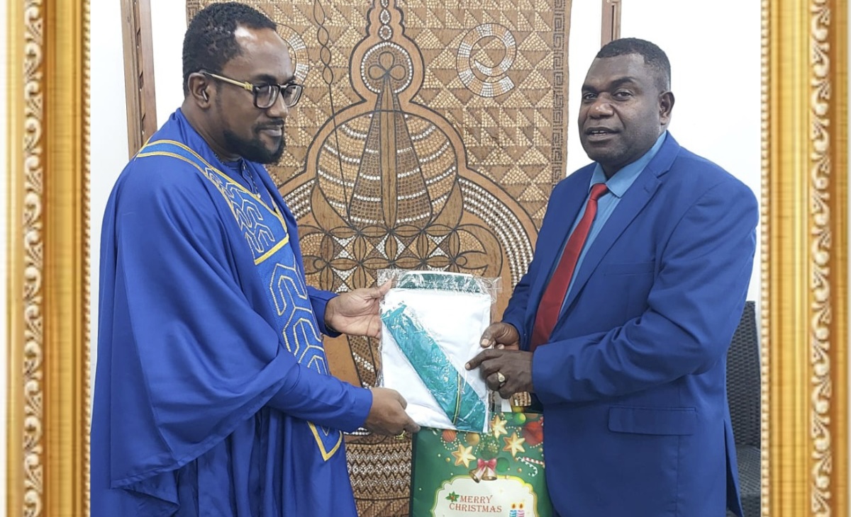 Vanuatu Trade Commissioner to Ghana becomes first African to be received by Vanuatu Parliament