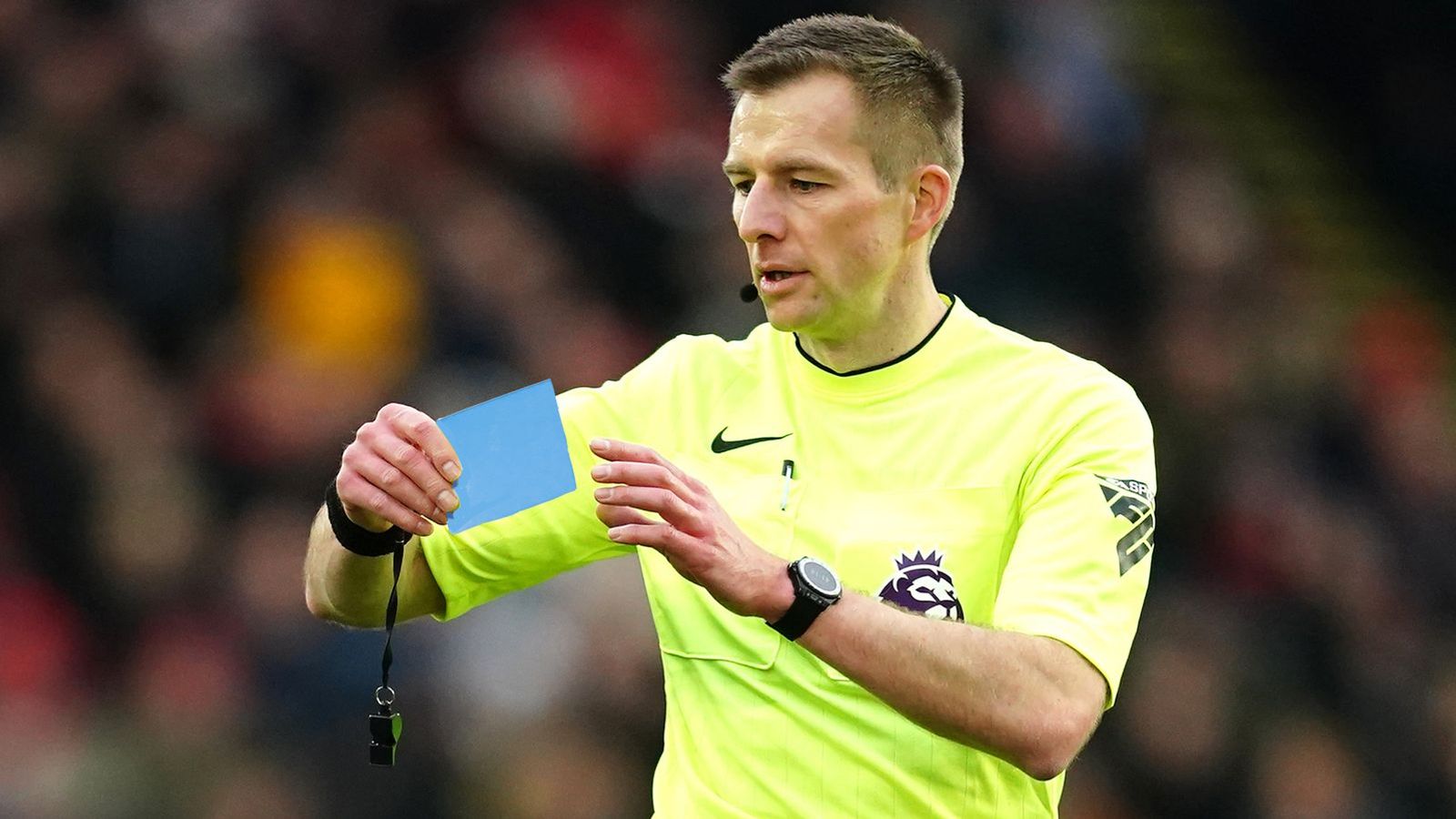 Blue cards for sin-binned players to be trialled by football’s lawmakers Ifab.