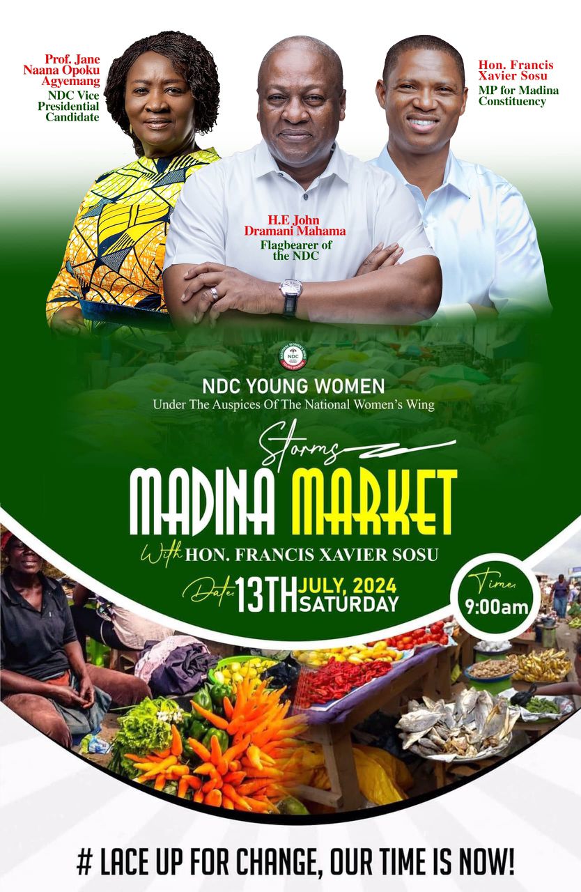 NDC Young Women to Rally at Madina Market: JDM Leads Charge for Change