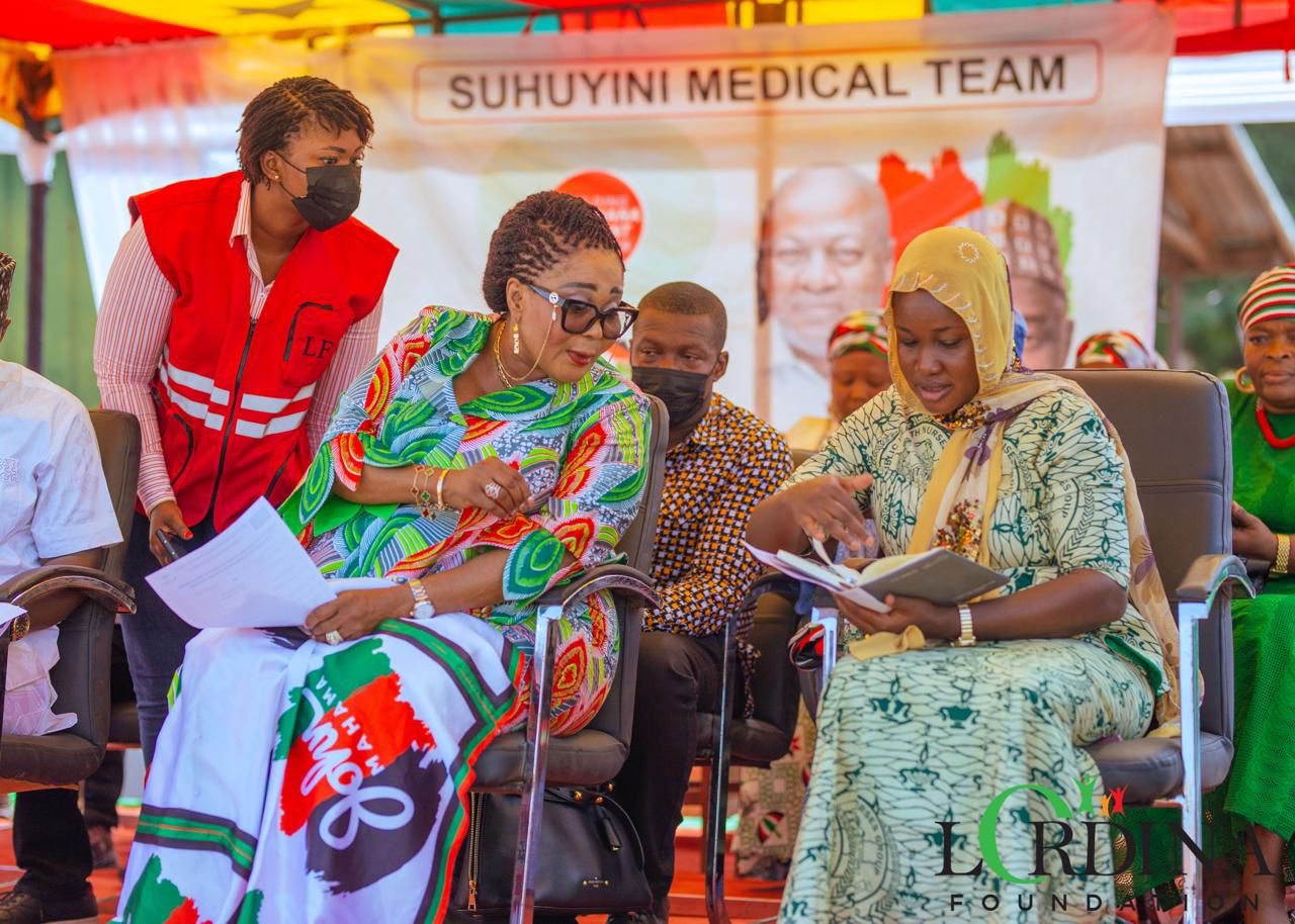 Lordina Mahama equips Tishigu Health Centre in Tamale