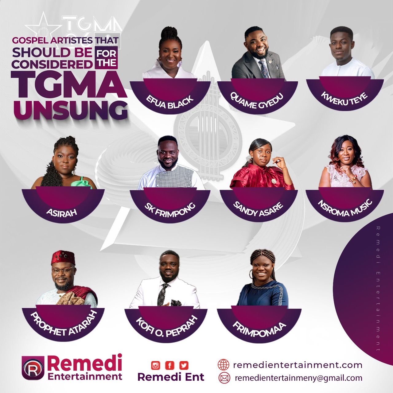 Time for Change: Why Gospel Artistes Deserve Nominations in the 2025 Telecel Unsung Category-Dan Lartey