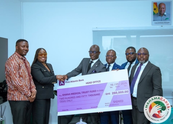 First Atlantic Bank donates to Ghana Medical Trust Fund