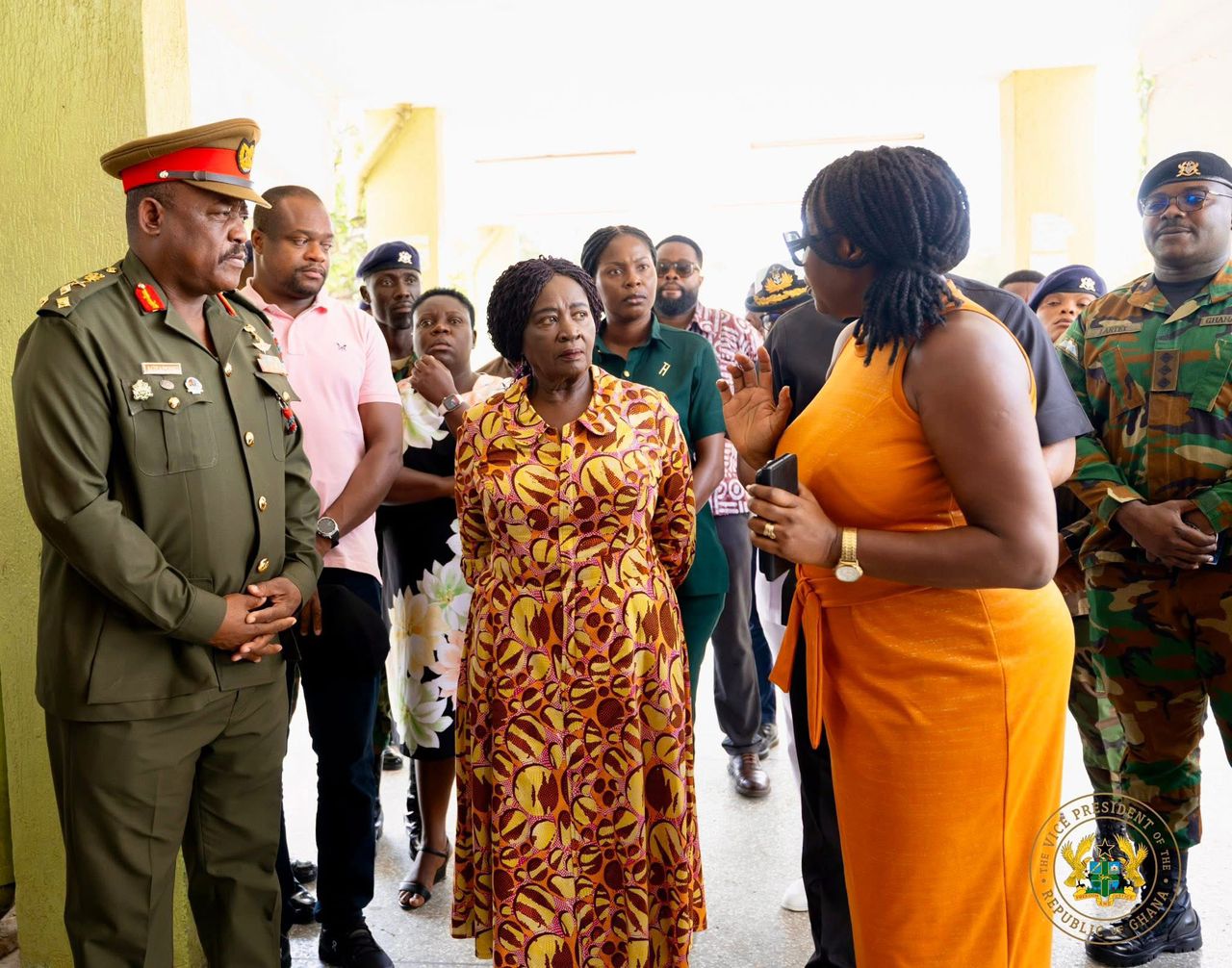 Vice President visits 37 military hospital, consoles victims of GAF recruitment stampede