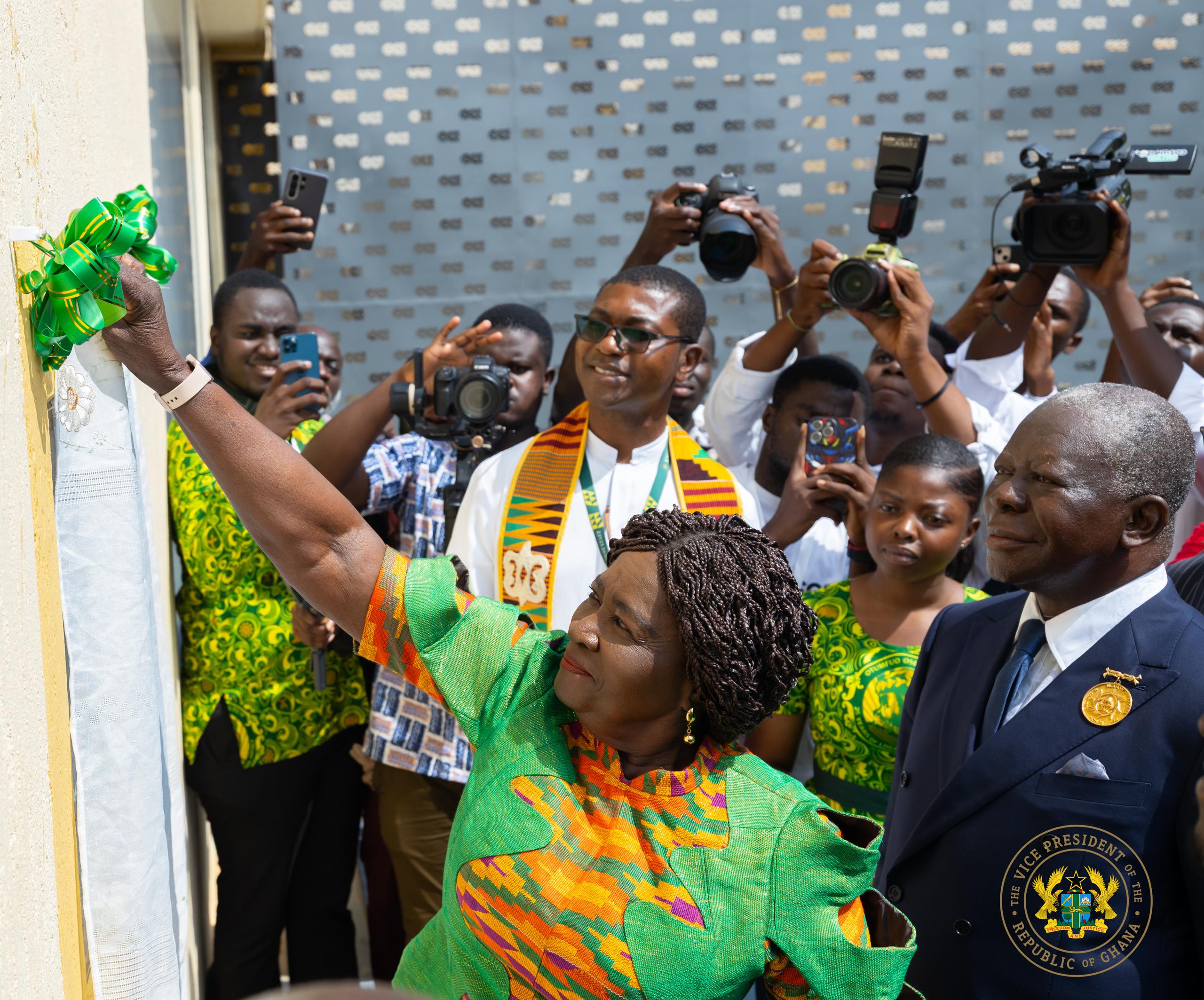 Vice President inaugurates key projects at KNUST, highlights support for innovation and development