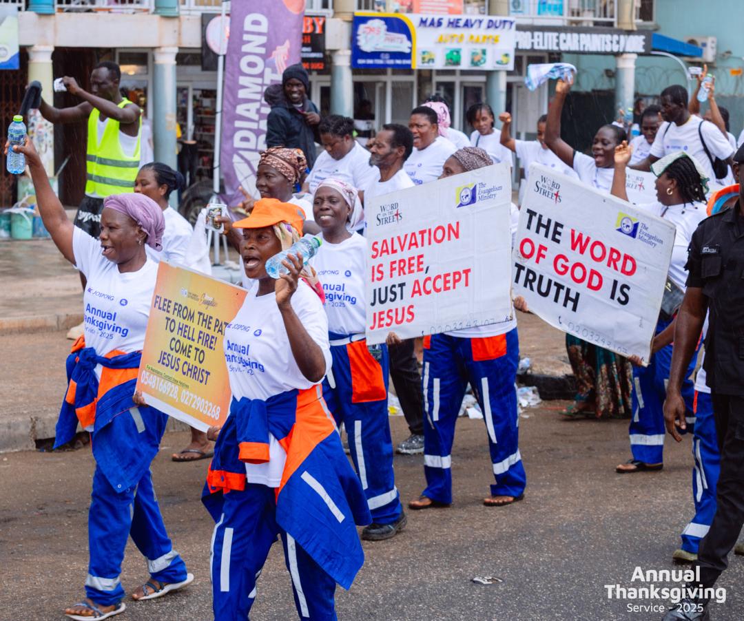 Jospong Group embarks on soul-winning drive to celebrate God’s faithfulness