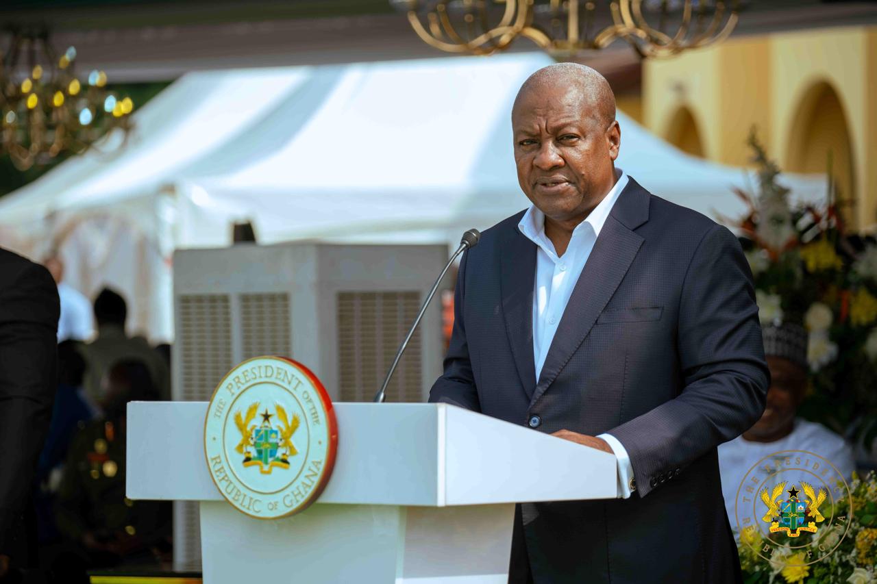 President Mahama announces salary increase for the Ghana Armed Forces